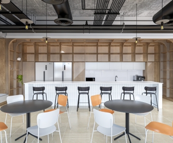 Modern Office Tea Room-ID:484979282