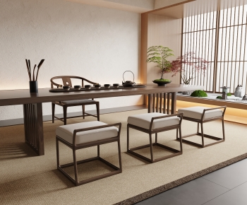 New Chinese Style Tea Tables And Chairs-ID:361514094