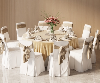 Modern Dining Table And Chairs-ID:940653092