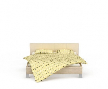Modern Double Bed-ID:421359063