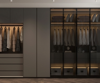 Modern Clothes Storage Area-ID:573175915