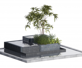 Modern Rockery Waterscape-ID:727508076