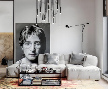 Modern A Living Room-ID:370408069