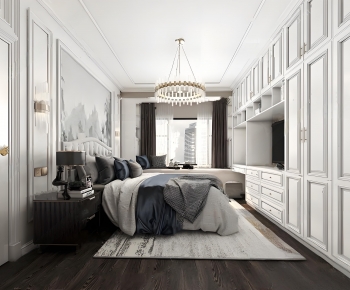 American Style Bedroom-ID:682430344