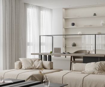 Modern A Living Room-ID:748593098