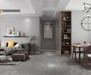 Modern A Living Room-ID:965179922