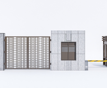 Modern Security Booth-ID:507889033