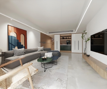 Modern A Living Room-ID:462836036