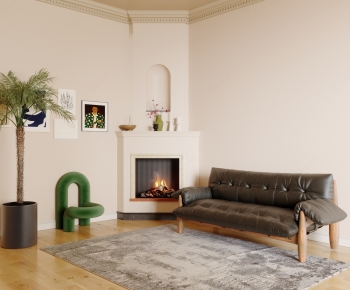 French Style A Living Room-ID:138318068