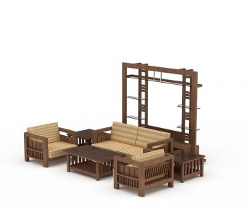 Chinese Style Sofa Combination-ID:421061994