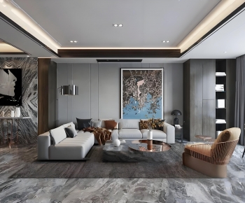 Modern A Living Room-ID:715039019