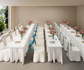 Modern Dining Table And Chairs-ID:765305044