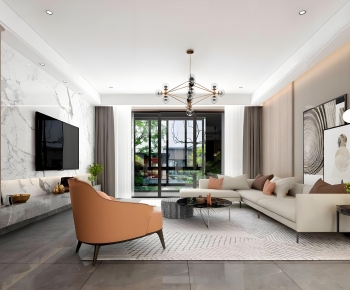 Modern A Living Room-ID:181049119