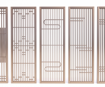 New Chinese Style Wooden Screen Partition-ID:368805892