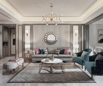 Post Modern Style A Living Room-ID:372991092