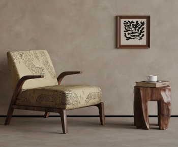 French Style Single Sofa-ID:536031017