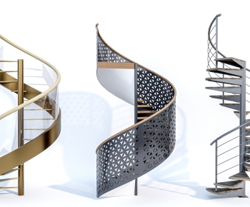 Modern Rotating Staircase-ID:980300901