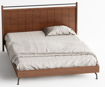 Modern Double Bed-ID:311486968