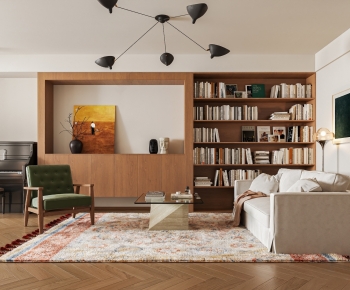 Modern A Living Room-ID:670547016