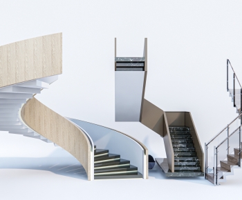 Modern Rotating Staircase-ID:132996083