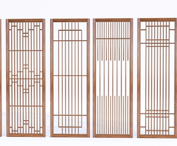 New Chinese Style Wooden Screen Partition-ID:782028912
