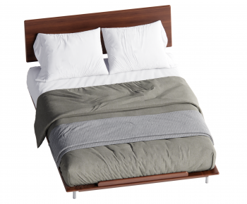 Modern Double Bed-ID:460022935
