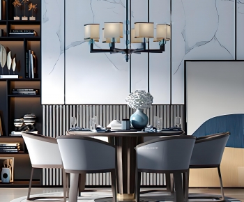 New Chinese Style Dining Table And Chairs-ID:420100939