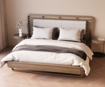 Modern Double Bed-ID:826210029