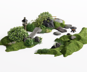 New Chinese Style Plant Landscaping-ID:414411072