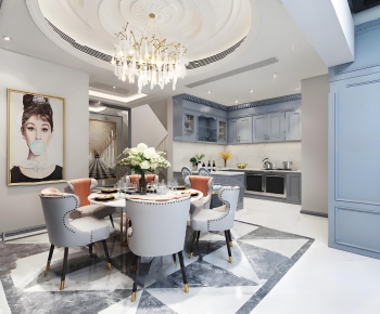 European Style Dining Room-ID:593353031