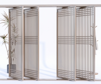 New Chinese Style Wooden Screen Partition-ID:957185037