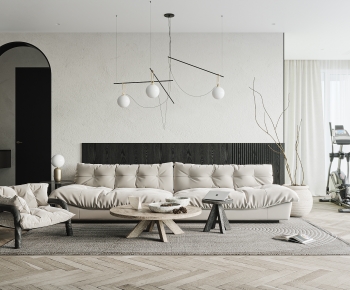 Modern A Living Room-ID:689583069