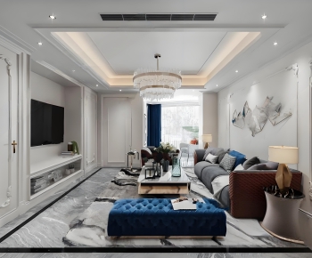 American Style A Living Room-ID:832921983