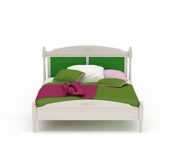 Modern Double Bed-ID:591820965