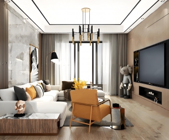 Modern A Living Room-ID:574923994