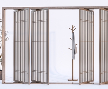 Modern Wooden Screen Partition-ID:628923894