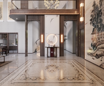 New Chinese Style Hallway-ID:509727953