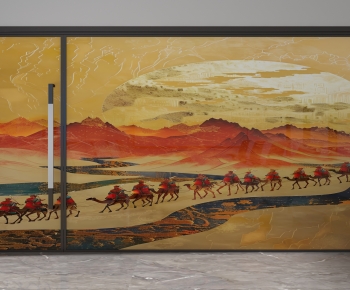 Modern Glass Screen Partition-ID:598110912