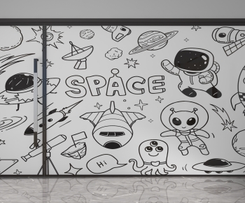 Modern Glass Screen Partition-ID:168056013