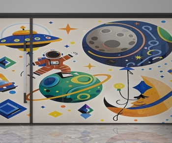 Modern Glass Screen Partition-ID:191416982