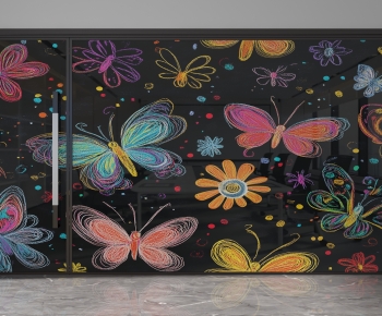 Modern Glass Screen Partition-ID:944967998