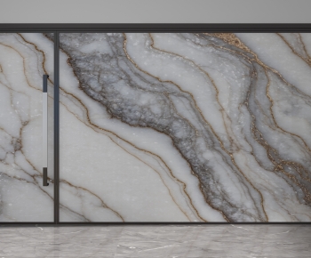 Modern Glass Screen Partition-ID:799309971