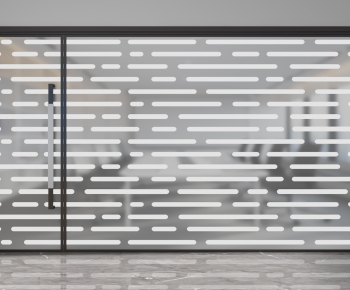 Modern Glass Screen Partition-ID:250320918