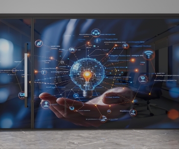 Modern Glass Screen Partition-ID:284091953