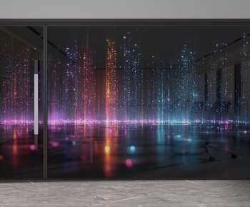 Modern Glass Screen Partition-ID:891182906