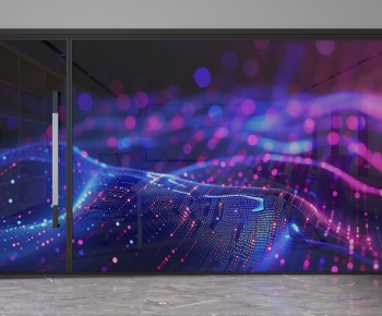 Modern Glass Screen Partition-ID:868108997