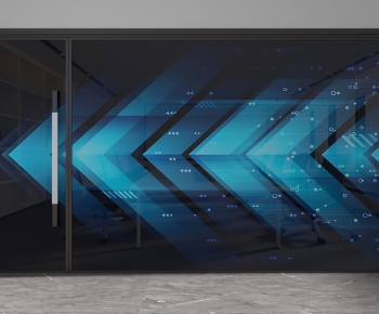 Modern Glass Screen Partition-ID:243663077