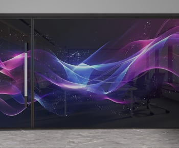 Modern Glass Screen Partition-ID:946046113