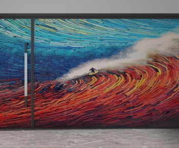 Modern Glass Screen Partition-ID:282385113