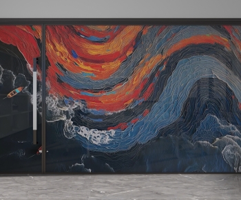 Modern Glass Screen Partition-ID:206022027